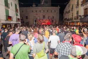 Plaça Major de Cervera durant l'Aquelarre